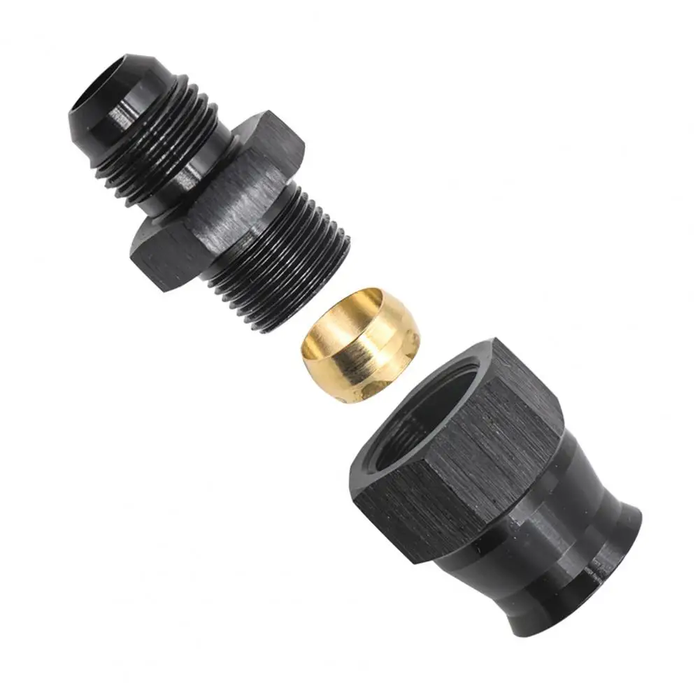 Fuel Tube Adapter Heavy Duty High-strength Adapter Connector Car Accessories AN6 5/16 3/8 Aluminium Alloy Tube Connector For Car