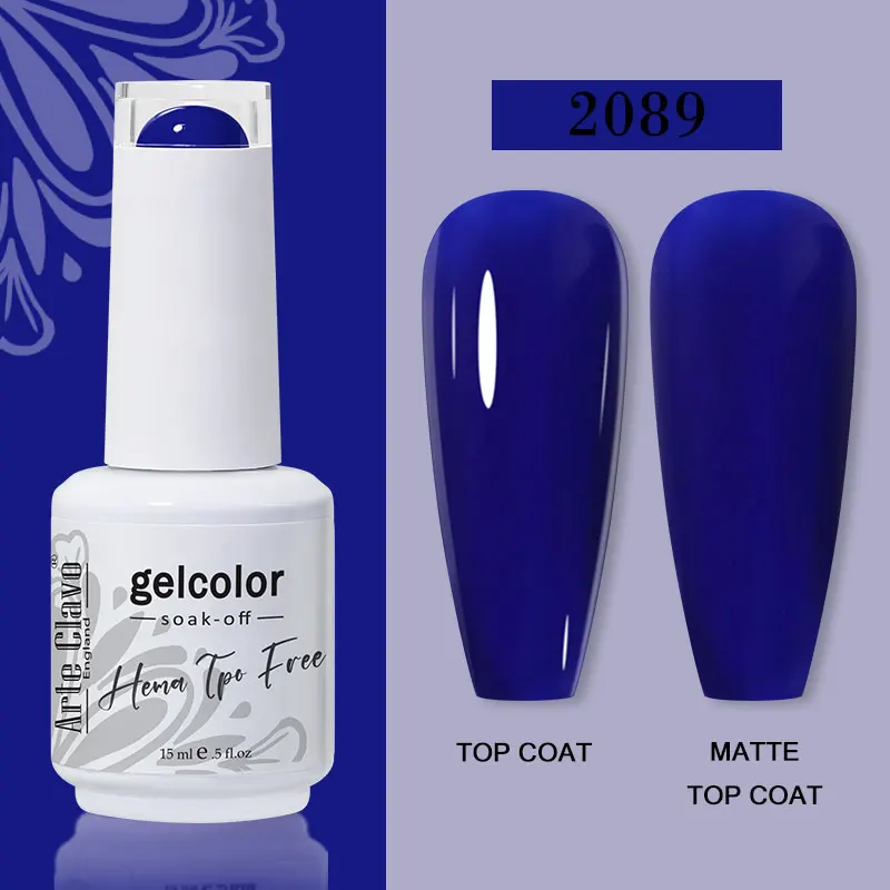 Arte Clavo 116 Kleuren Gel Nagellak 15 ml Kleurrijke Gel Semi Permanente Losweken UV Gel Nail Art DIY Ontwerp vernis Nagelbenodigdheden