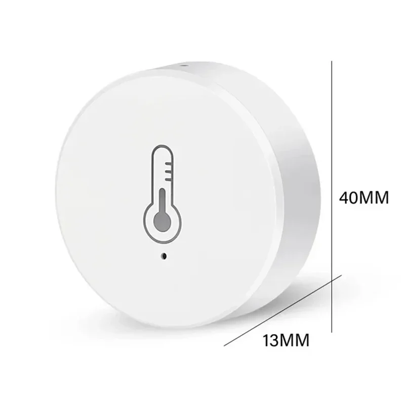 Sensor inteligente de temperatura y humedad Tuya Zigbee, Monitor de termómetro interior para trabajo doméstico con asistente de Google Home Alexa, 4 Uds.