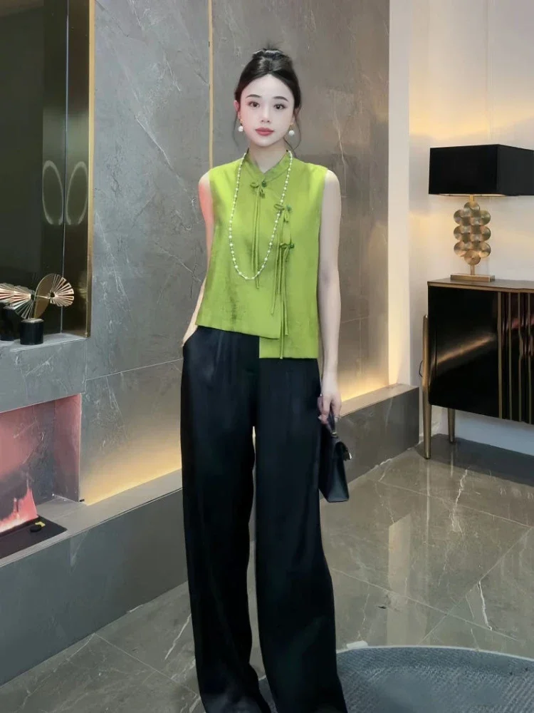 

Summer 2025 Women's Pants Two Piece Set Full Fashion Clothing Clothes Y2k Streetwear New in Matching Groups of Ladies Trouser