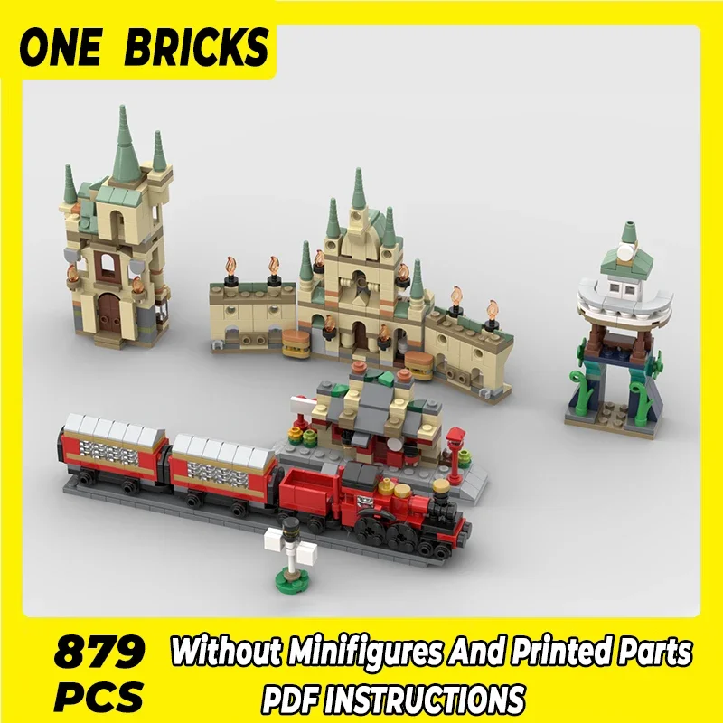 Magical School Movies Model Moc Building Bricks Mini Street View Collection Technology Blocks Gifts Christmas Toys DIY Assembly