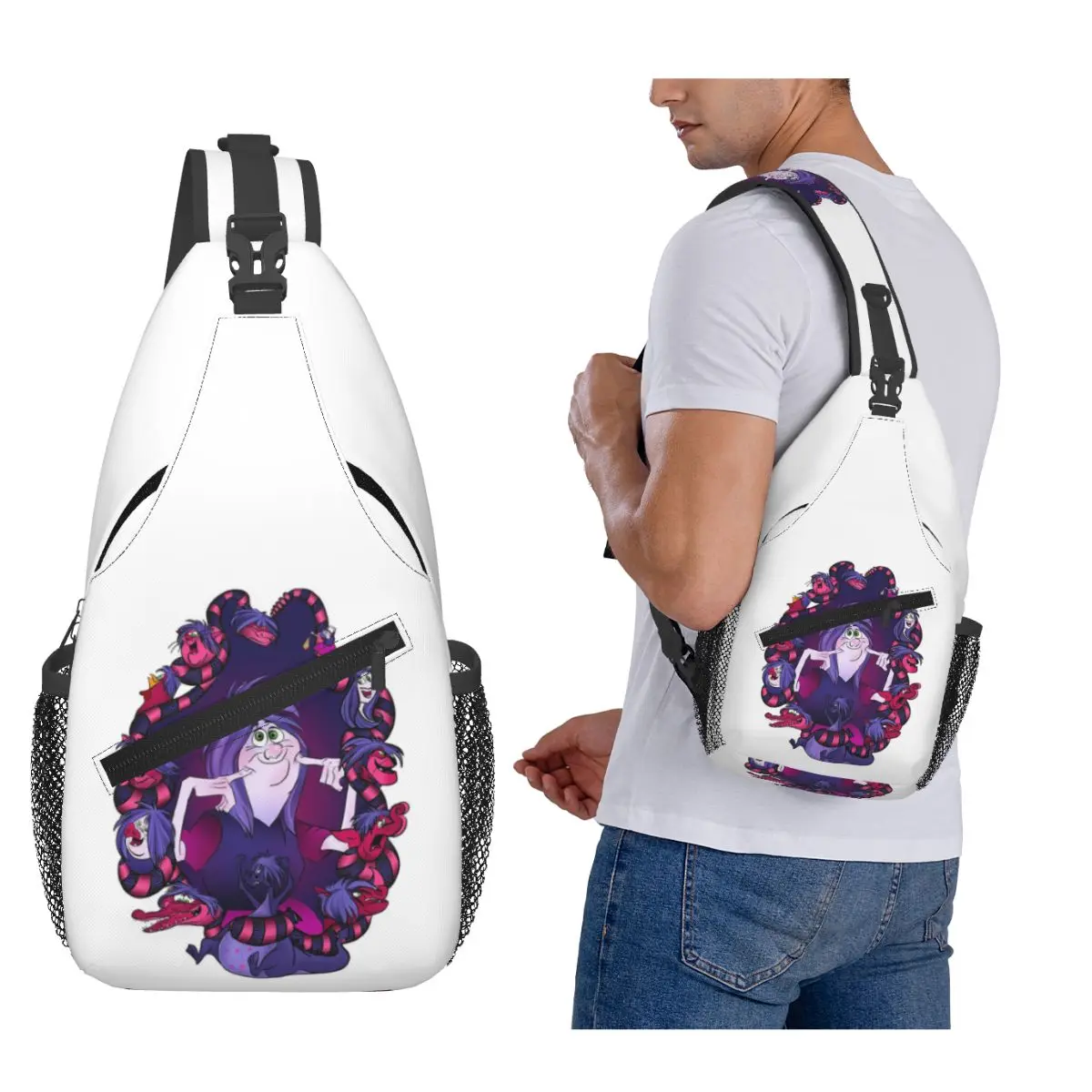 

Нагрудная сумка Madame Mim, мужской рюкзак через плечо на слинге, нагрудная сумка, дорожный походный рюкзак, сумка на плечо