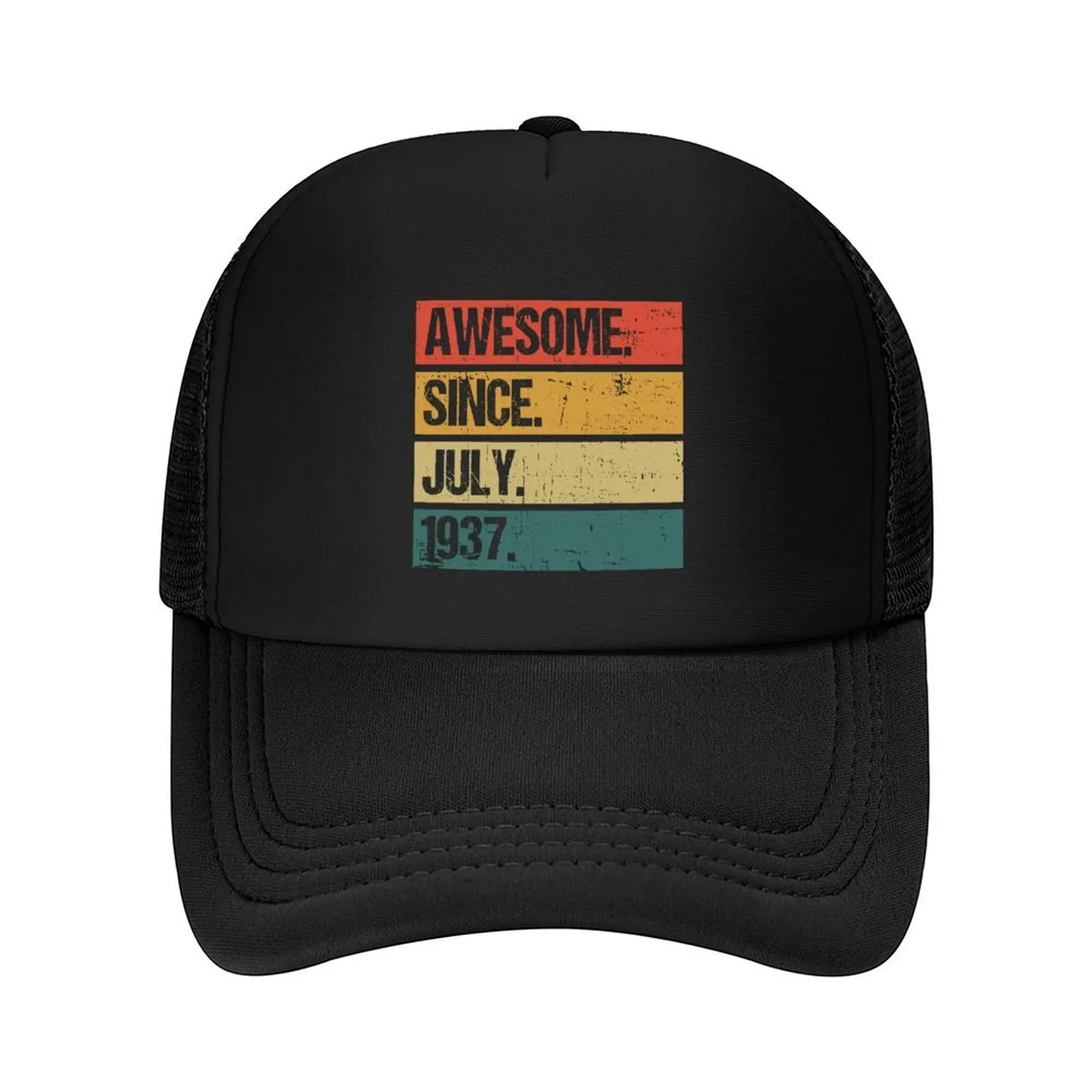 

Awesome Since July 1937 Made In 1937 Vintage July 1937 Baseball Cap Dropshipping beach hat Trucker Hats For Men Women's