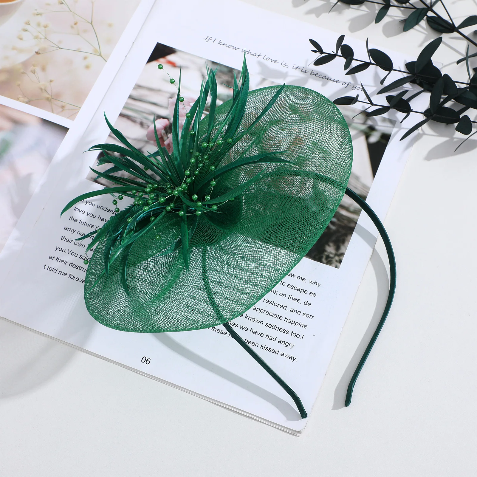 

1Pcs Creative Party Headwear Elegant Hair Pin Pretty Tulle Bow Clasp Women Festival Dance Performance Costume