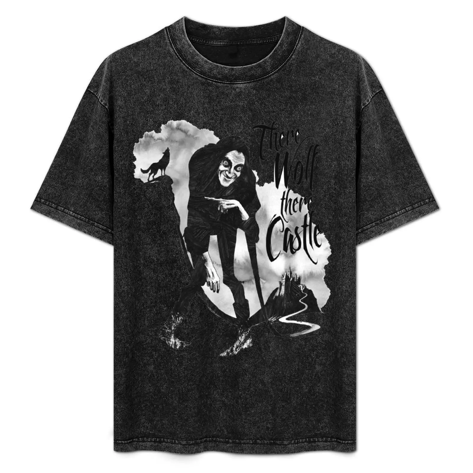There Wolf There castle T-Shirt Holiday Lightweight T-Shirt