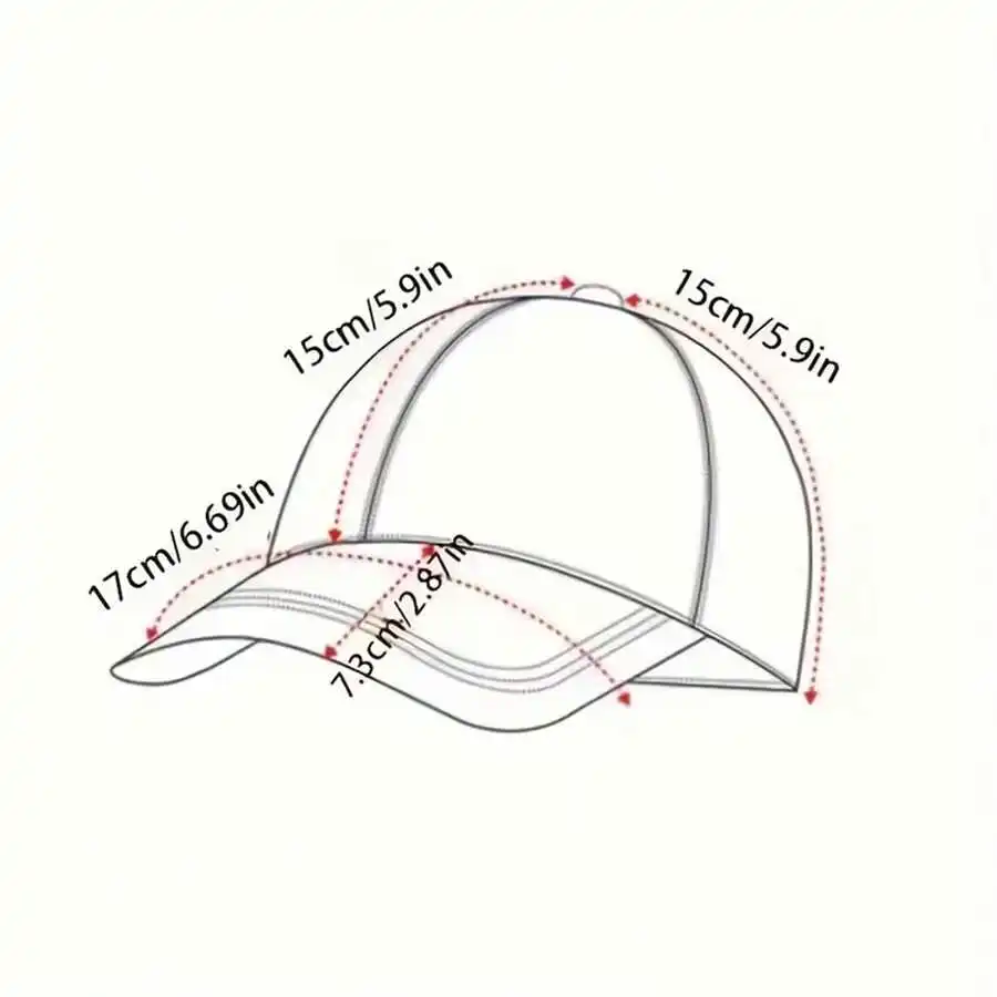 

Rainbow-Printed Lightweight Cotton Dad Hat, Pre-Washed Adjustable Baseball Cap For Outdoor Casual Use