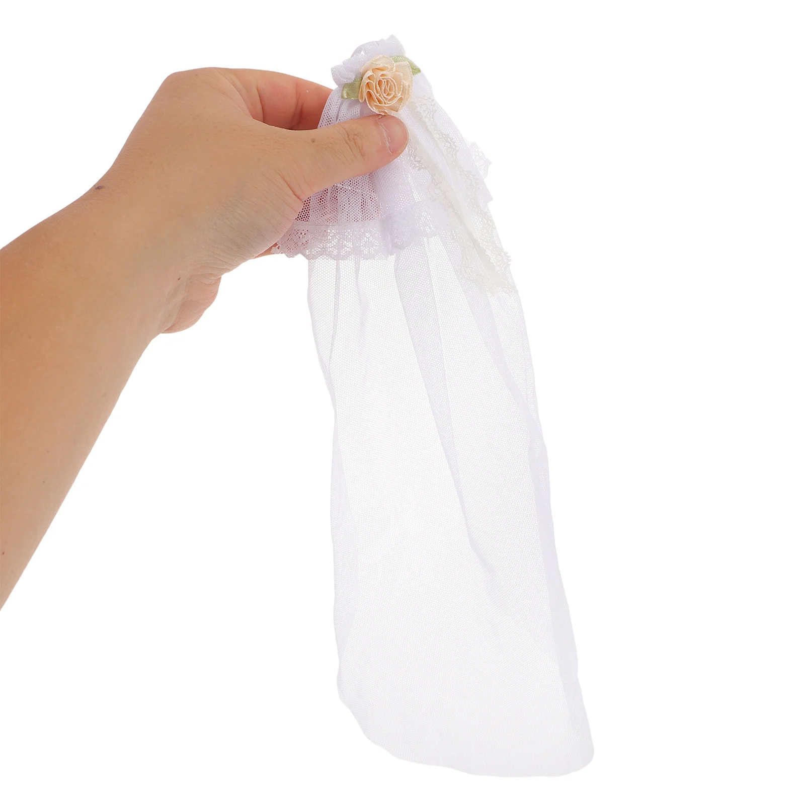 قطعتان من غطاء الرأس الصغير لحجاب الزفاف، توافق متعدد الاستخدامات لأشكال الرأس المختلفة وحجاب العروس المبتكر