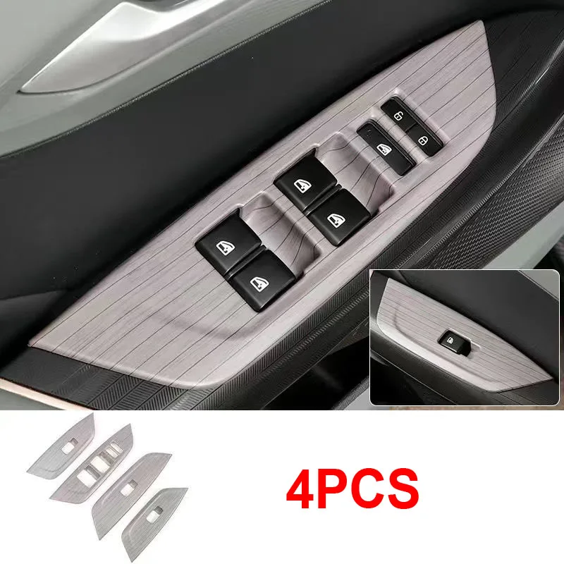 Wood Pattern for Changan Lamore 2023 2024 A05 Interior Accessories Air Outlet Glass Lifting Panel Decorative Cover