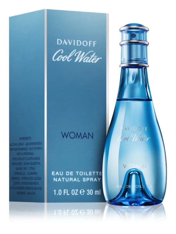 Davidoff Cool Water Woman Toilettenwasser Damen 30 ml