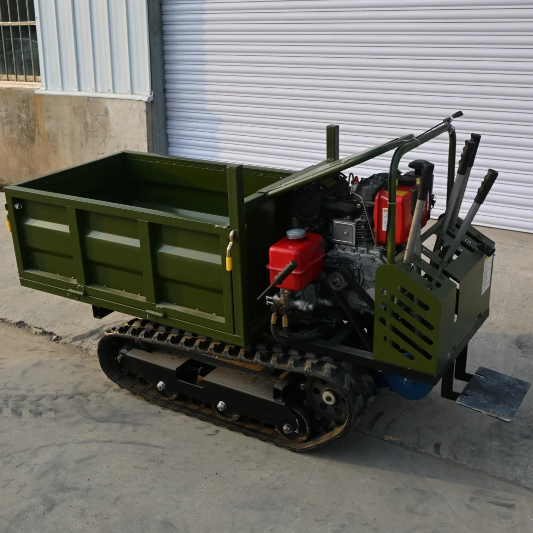 Customized New Condition Small Crawler Dump Truck With Core Components Engine