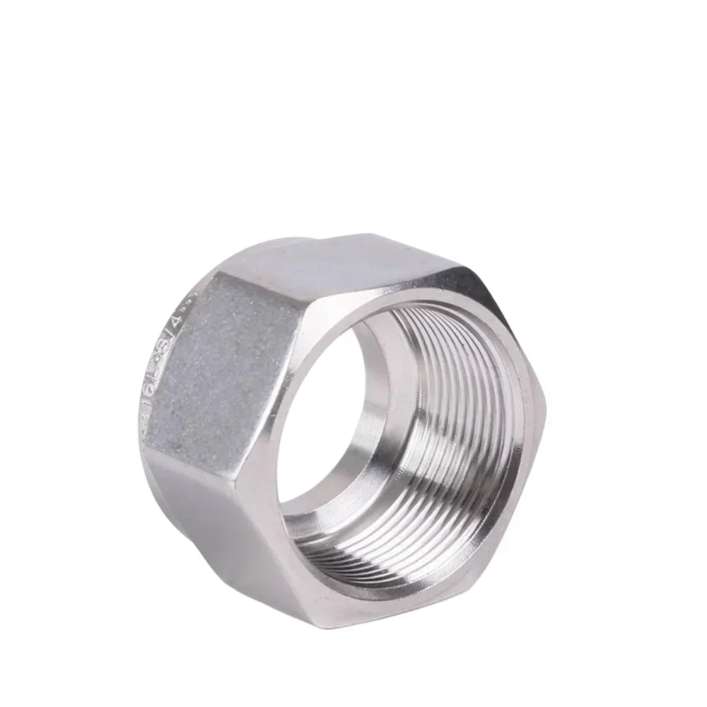 صالح 1/8 "1/4" 3/8 "1/2" 3/4 "3 4 6 8 10 12 14 16 18 20 22 مللي متر أنبوب 304 316 الفولاذ المقاوم للصدأ الجوز وصلة أنابيب ل اتحاد الضغط #2