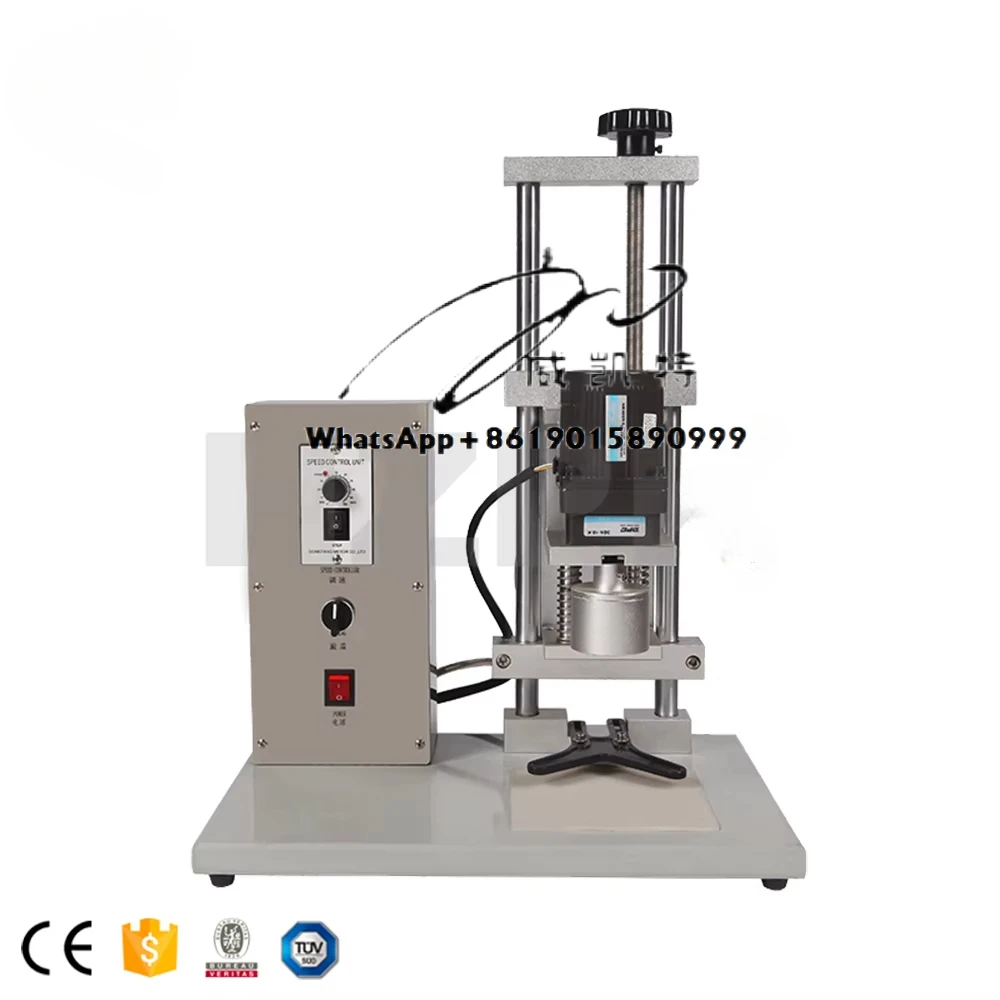 HZPK Semi-automatic Single Head Screw Pet Bottle Cap Lock Capping Machine For Plastic Cap