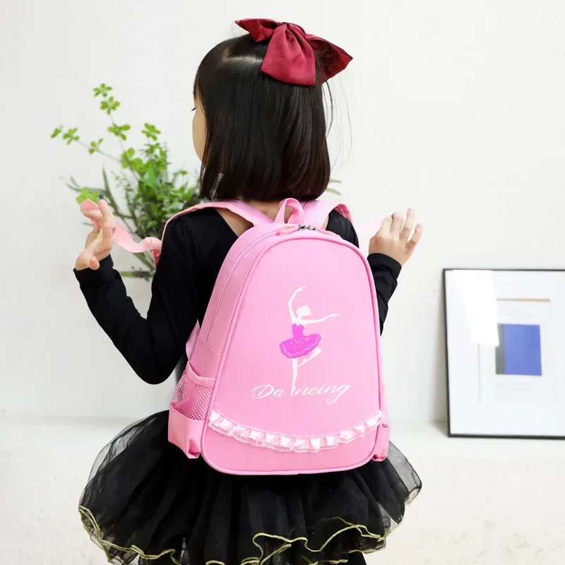 Children's Shoulder Bag for Princess Sweet Girls Ballet Dance School Backpack Fashion Elegant Kids Storage Kindergarten Backpack