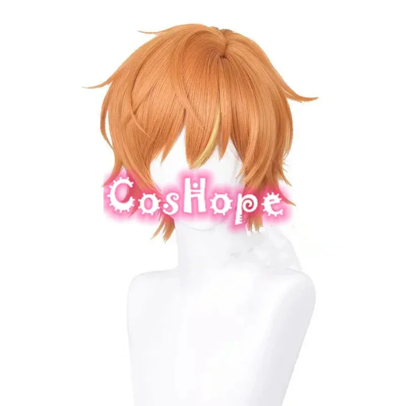 

Candy 2025Akito Shinonome 30 см оранжевый аниме косплей парики термостойкий синтетический парик