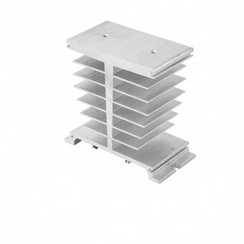 Industrial Aluminum Heat Sink For SSR Solid State Relay Module Cooling Radiator Base Reliable Thermal Control Replacement Part