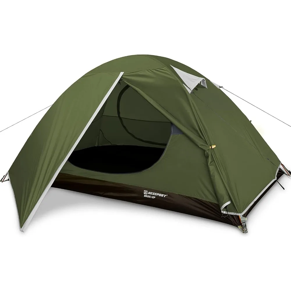 

One Two Person Waterproof Backpacking Tent Lightweight Easy Setup for Outdoor Hiking Mountaineering Travel