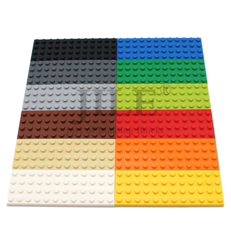 Afbeelding 3: 10 stks Moc Kleine Maat Bodemplaat 4x12 3029 DIY Bouwstenen Bricks Compatibel met Creatieve Enlighten Speelgoed