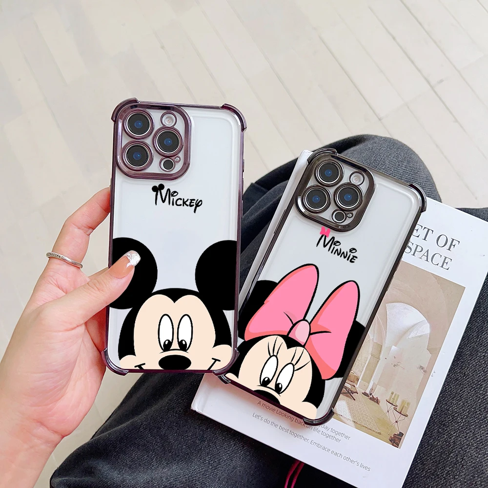 Cartoon M-MickeyS M-MinnieS Phone Case For Vivo Y77 Y38 Y36 Y50 Y28 Y27 Y17 Y15s V29e V27 V25 V23 S15 5G Shockproof Armor Cover