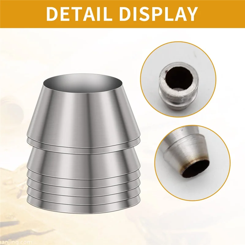 

【Hot Selling】35 Pieces Safe Round Handle Wedges, Conical Mauls Handle Wedge Kit For Sledge Handle