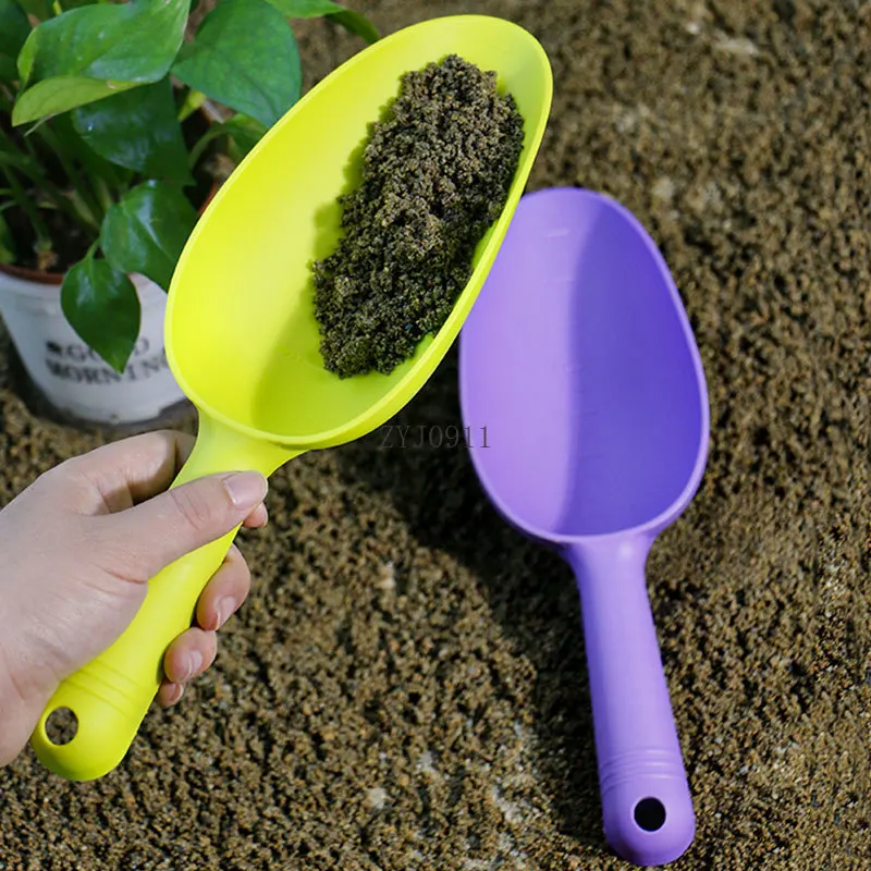 Пластиковая лопата, утолщенная, бытовой, балкон, выращивание овощей, копание почвы, посадка цветов, лопата, инструмент для рыхления почвы