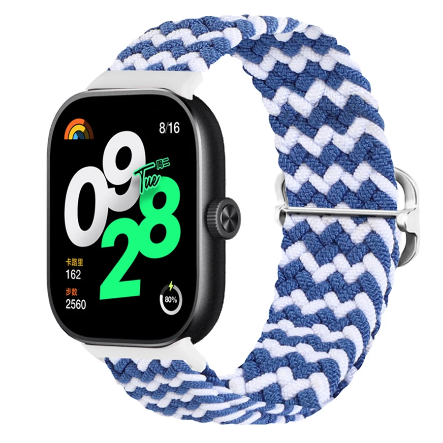 Nylon bandje voor Redmi Watch 4 5 6 Smartwatch armband vervangende band voor Xiaomi Mi Band 8 9 10 Pro polsband accessoires