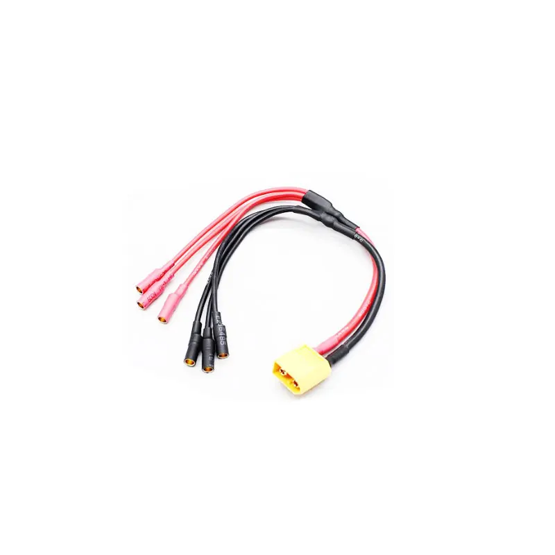 RC Hobby Amass XT60 to 3x3.5mm 4x3.5mm bullet ESC Brushless Motor Power Breakout Cable