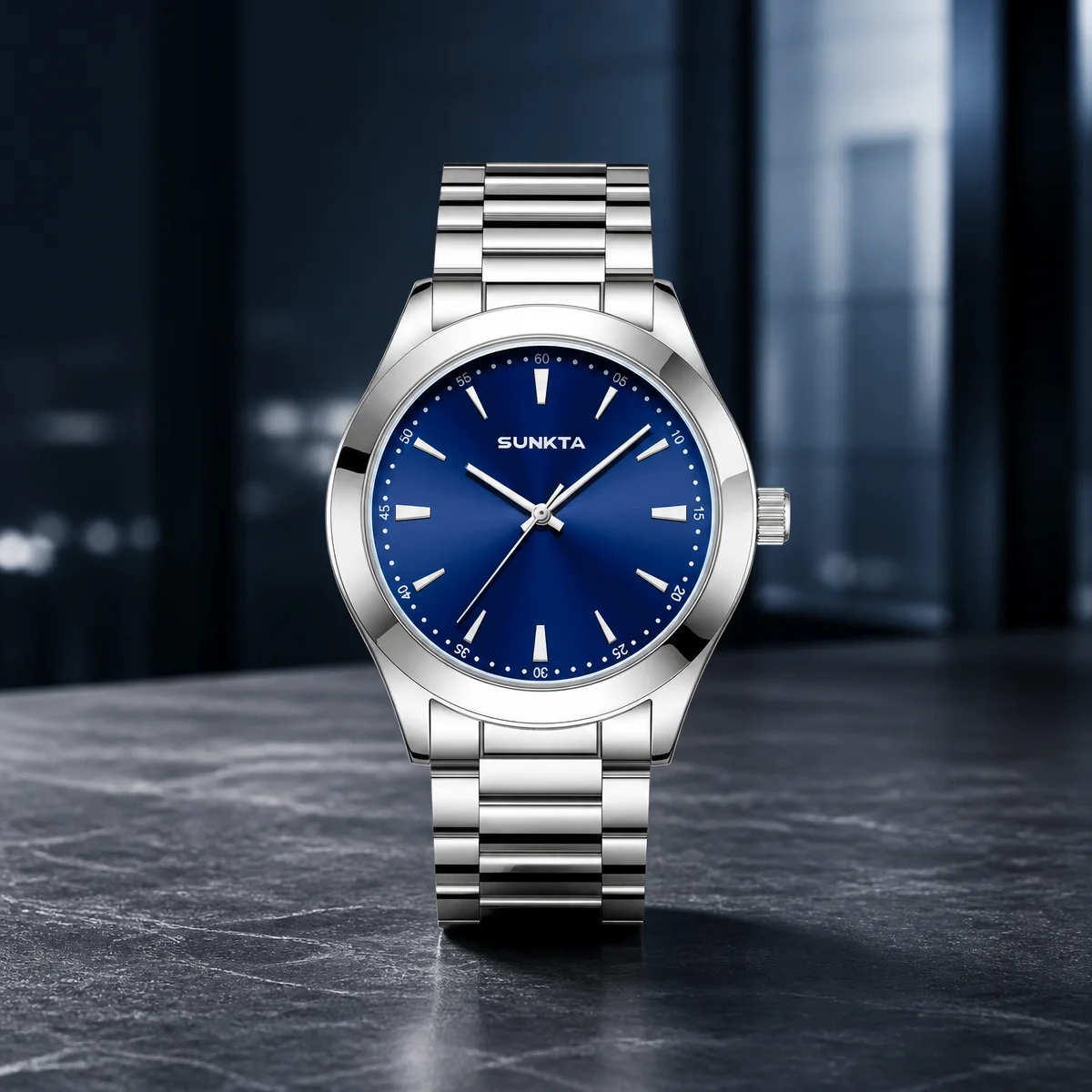 SUNKTA Simple Men's Watch Business Waterproof Luminous Luxury Military Quartz Wristwatch Watches Men Reloj Hommes Men's Gift+BOX