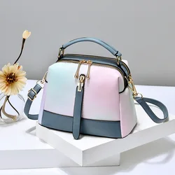 Spring and summer ins texture multi-color small bag for women 2022 new fashion texture small crowd one shoulder messenger bag