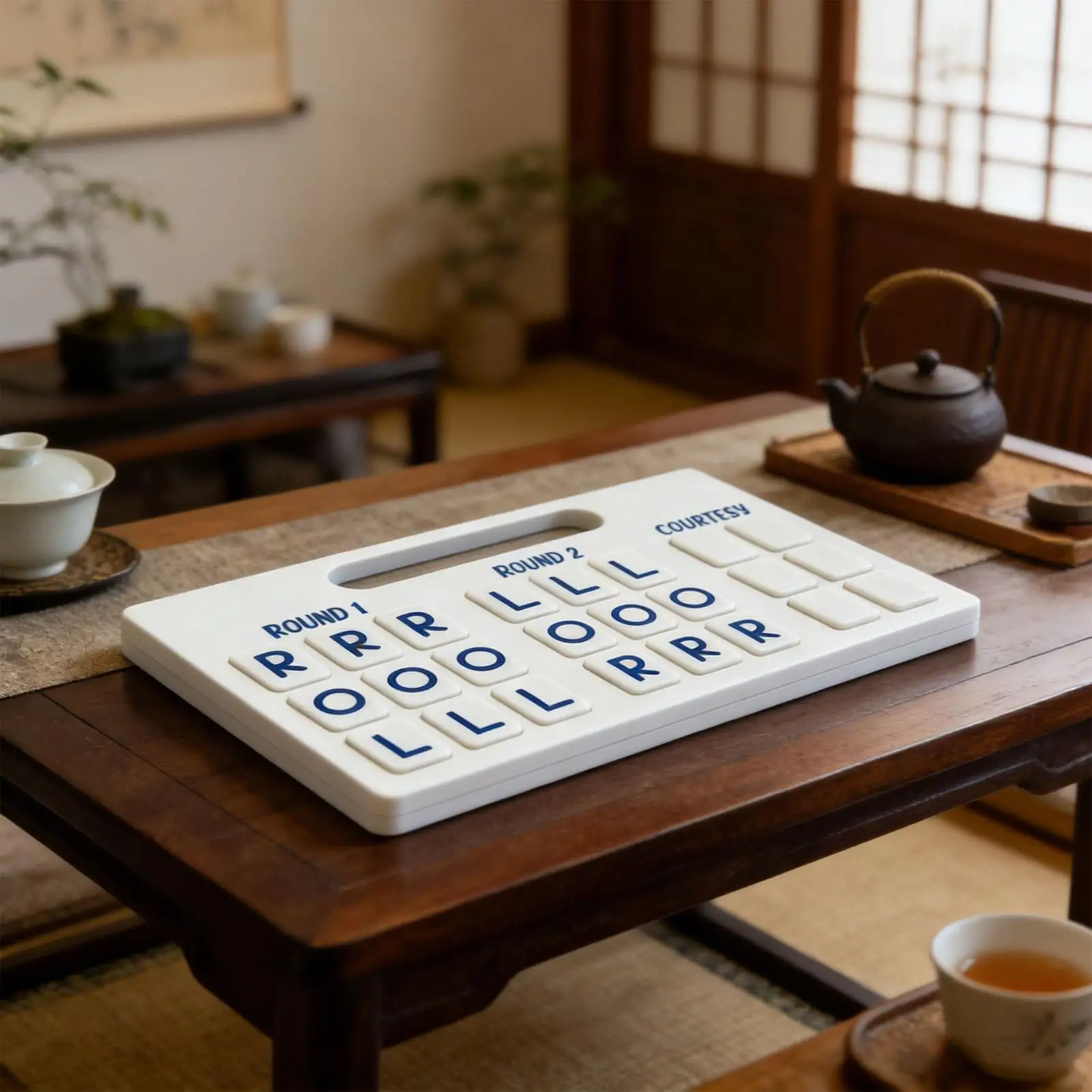 Solo Mahjong Board Practice Strategy Skill Practice Toy Mahjong Set For Party Gathering Social Friends Family Seniors Adults