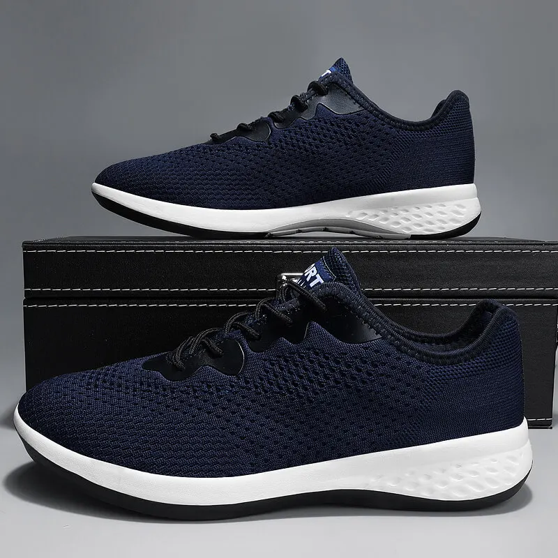 YRZL Mens Gym Shoes Breathable Sneakers Lightweight Walking Casual Non Slip Comfortable Shoes For Men Sport Training Footwear