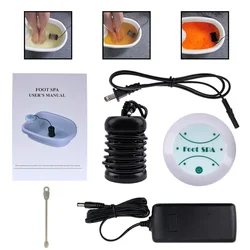 Fuß Detox Ionic Spa Maschine Ionic Detoxifier für Füße Fußbad Maschine Fuß Spa Plantar Reflexzonentherapie Arrays Aqua