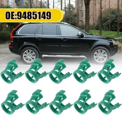 10Pcs For Old Volvo S80 XC90 Transmission Tubing Clamp Clip Plastic Car Fasteners Car Fuel Pipe Clamp Car Interior Accessories