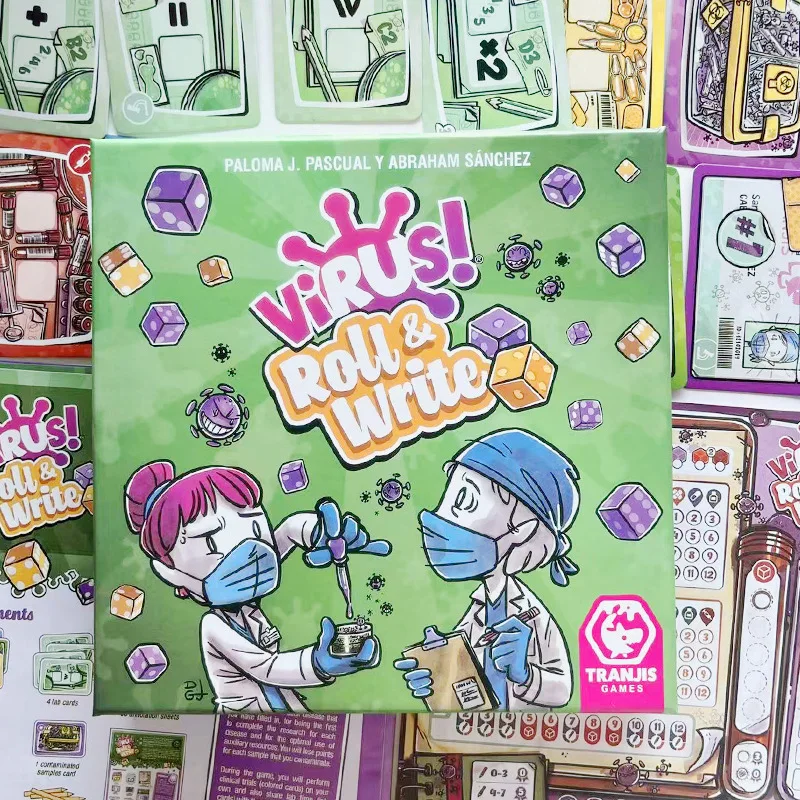 

Virus Infection Set Fast-paced Strategy Board Game Family Leisure Gathering Parent-Child Interactive Game Card