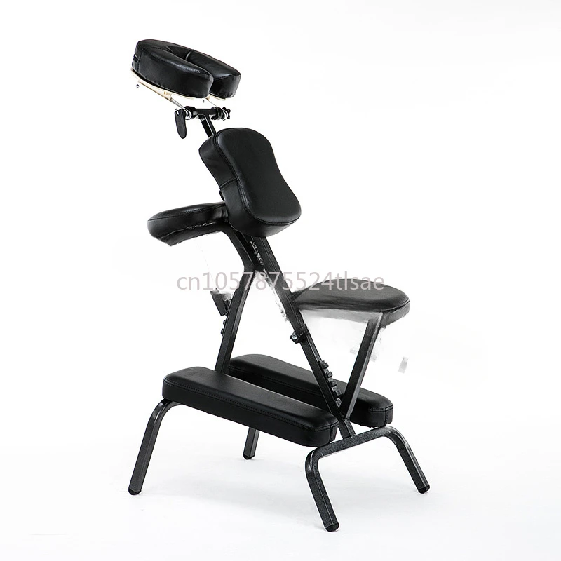 Adjustable PU Leather Beauty Bed Portable Folding Tattoo Massage Chair For Scraping/Tattooing/Beauty/Hairdressing