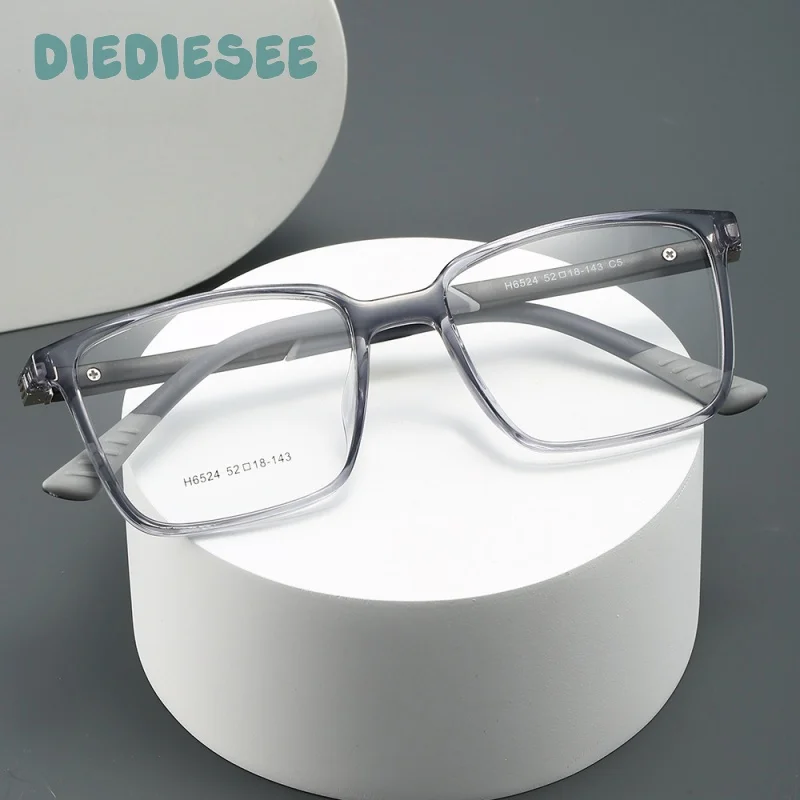 

DIEDIESEE New Anti Blue Light Men's TR90 Eyeglass Frame Ultra Light And Comfortable Optical Prescription Eyeglass Frame 6524