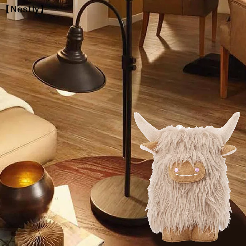Highland Home Textiles - Highland Cow Gnomes Verjaardagsdecoratie Crème Schotse