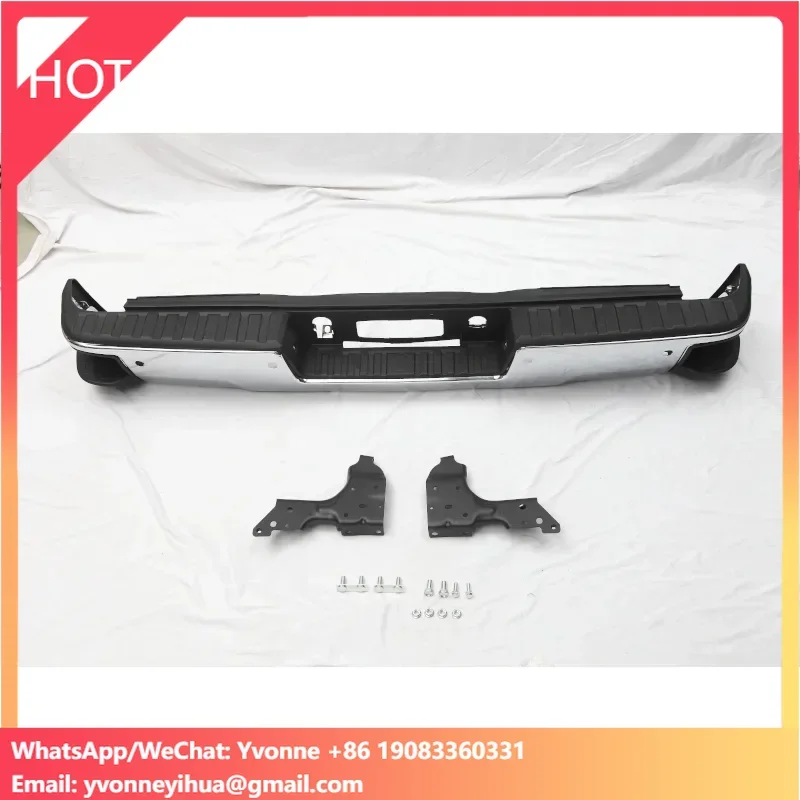 

SIRU GM1103147 Chrome For Chevrolet Silverado 14-18 Rear Bumper W/sensor Hole GM1103147 GM1103176
