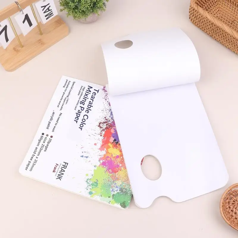 Artist Disposable Tear-Off Palette Acrylic Oil Painting Watercolor Paper Paint Palette Plate For Artist Gouache Art Supplies