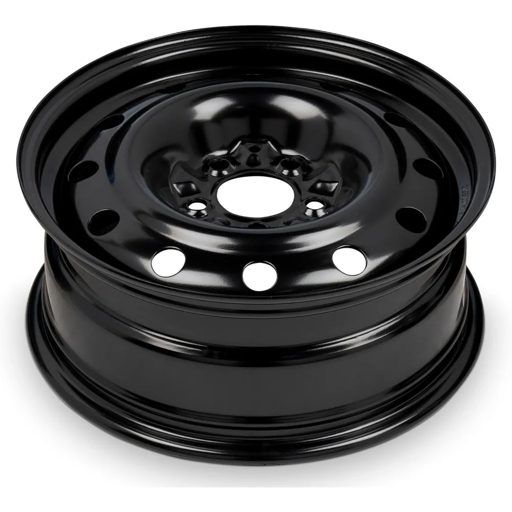 2001-2002 Chrysler Town & Country 16-дюймовый окрашенный черный обод — прямая замена OE — готовое колесо автомобиля на дороге