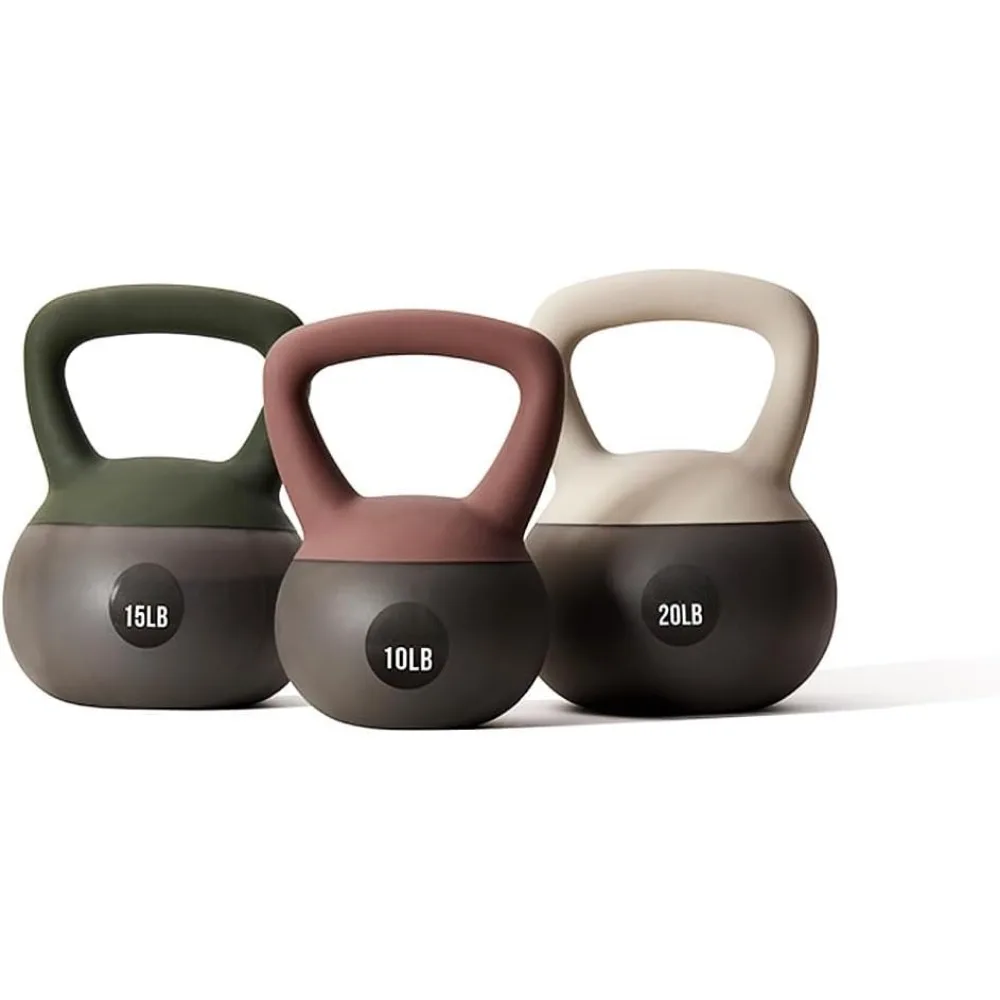 Kettle Bell with Cushioned Impact Resistant Base and Anti Slip, Wide Grip, Suitable for Home Exercise and Personal Training