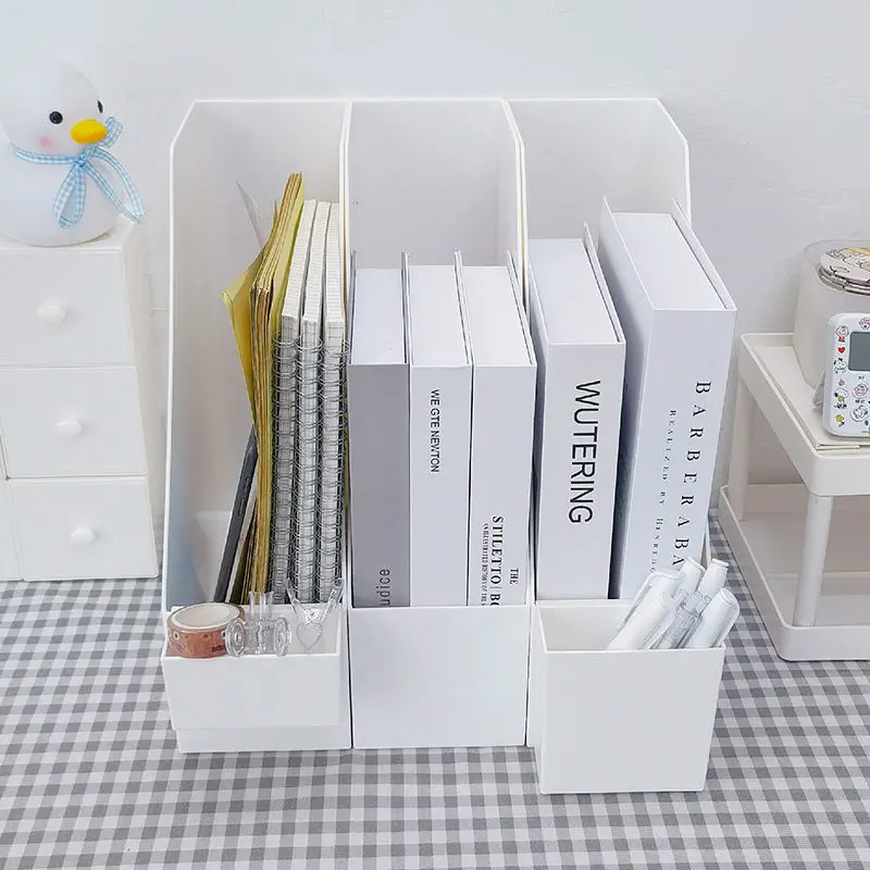 Desktop Storage Box Study Bedroom Stand Table Sorting Storage Book Student Dormitory Desktop Bookshelf