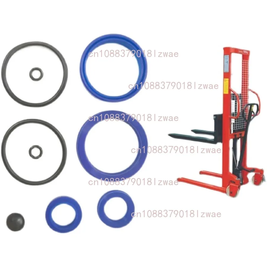 1set Raise Car Hydraulic Oil Seal Sealing Ring Repair Kit 1 Ton 2 Tons Manual Stacker Truck Oil Seal Forklift Accessories