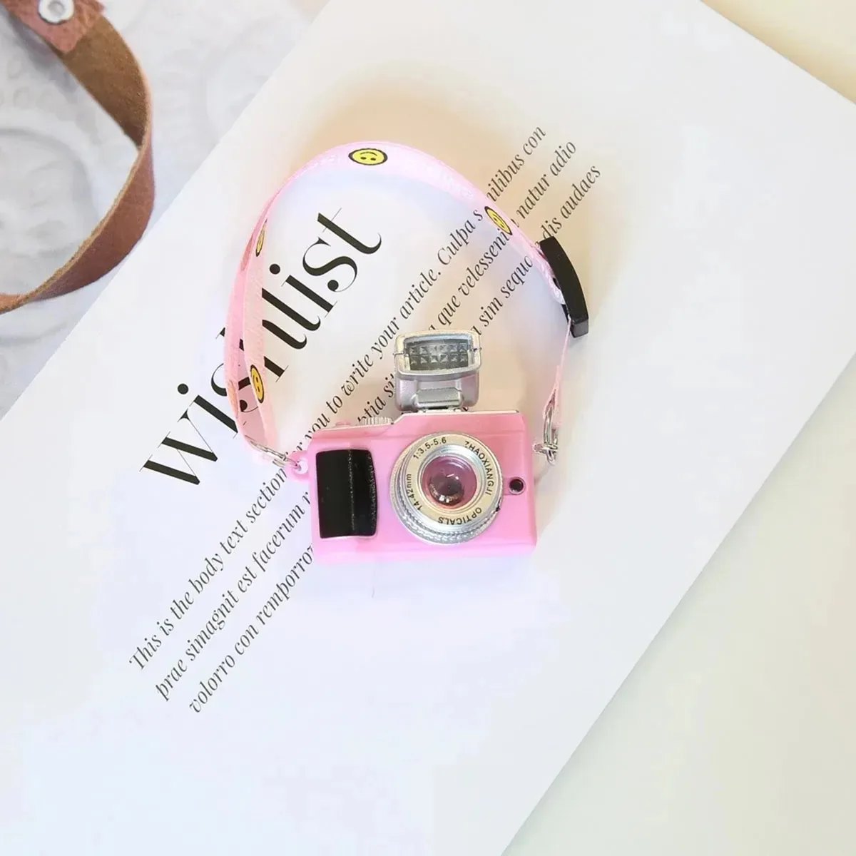 ل 15 سنتيمتر Labubu فلاش كاميرا القطن دمية حقيبة كاميرا الزخرفية إكسسوارات دمي