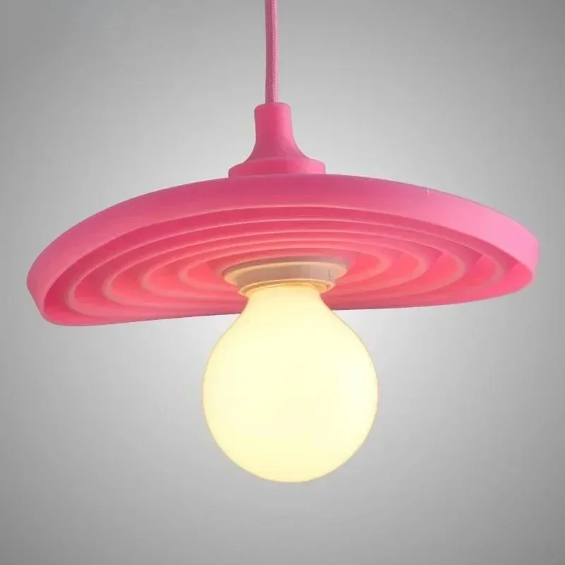 

Colorful Silicone Pendant Lamp - DIY Design Single Head for Children's Bedroom And Restaurant Decor Fashion Lighting