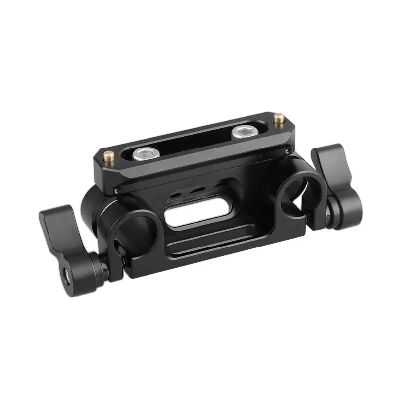 

15Mm Double Hole Pipe Clamp Mounting Slot 1/4 Threaded Quick Load NATO 70mm Slide