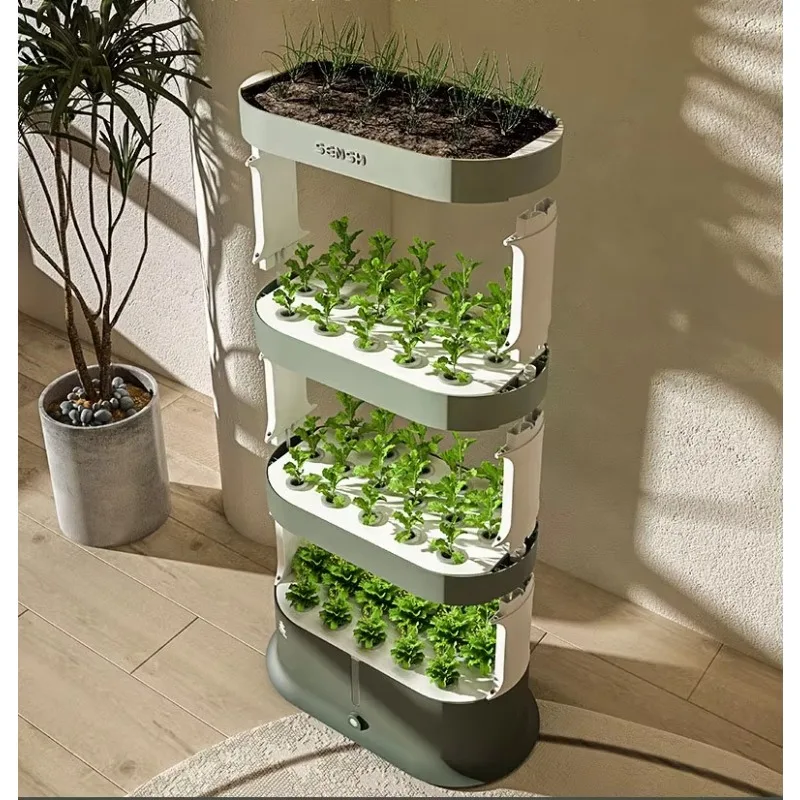 Home smart led light garden mini aeroponic micro farm hydroponic indoor grow tower Automatic hydroponics growing system