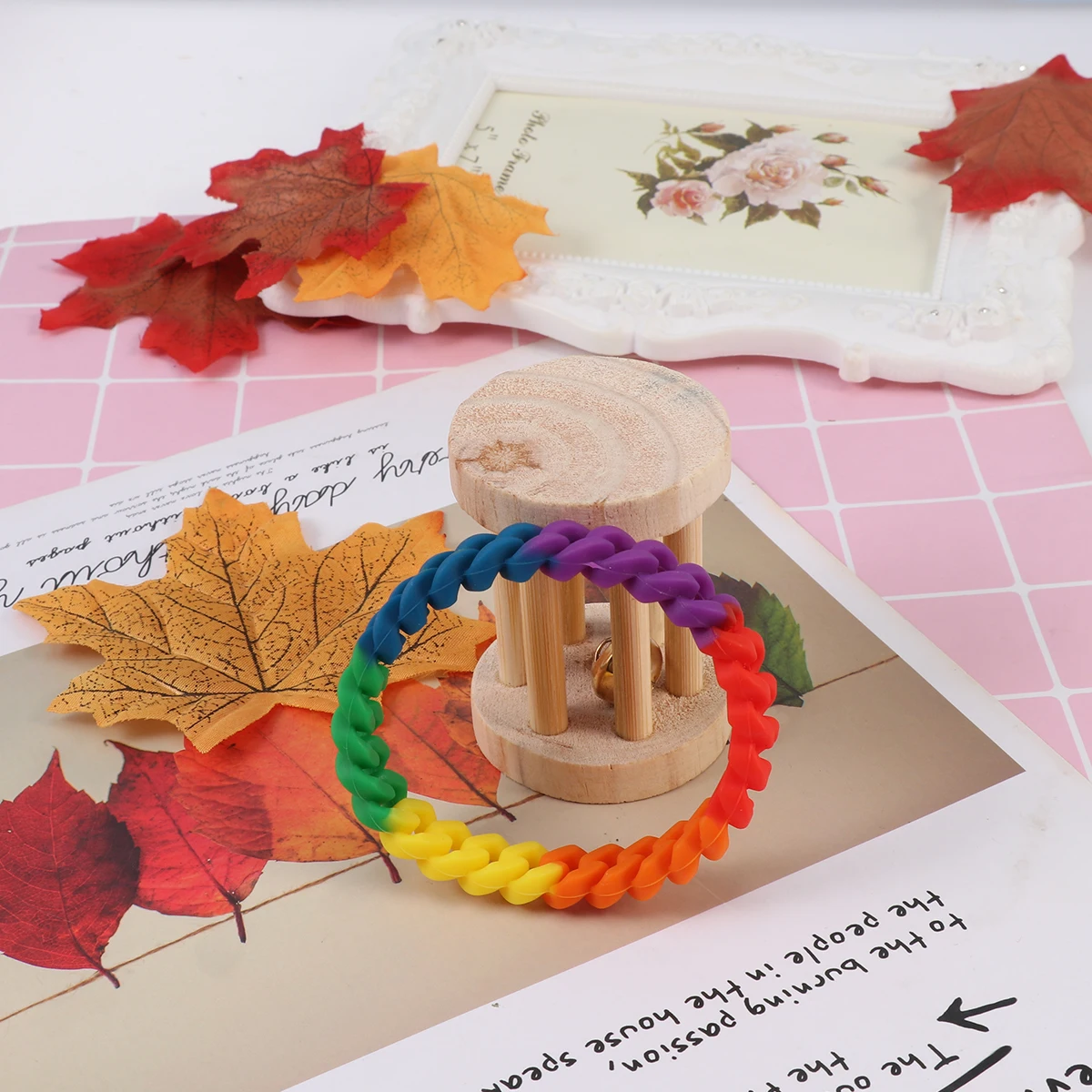 Rainbow Color Silicone Bracelets LGBTQ Bangle Color Segmented Bracelet Gay Lesbian Elastic Wristband Fashion Unique Jewelry Gift image 2