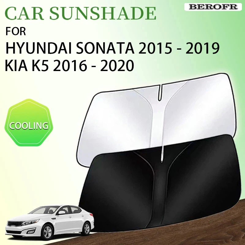 For Kia Stonic 2017 - 2026 2025 2024 Accessories Kia Rio YB 2018 - 2023 Front Windshield Window Sunshade Sun Visor Protector UV