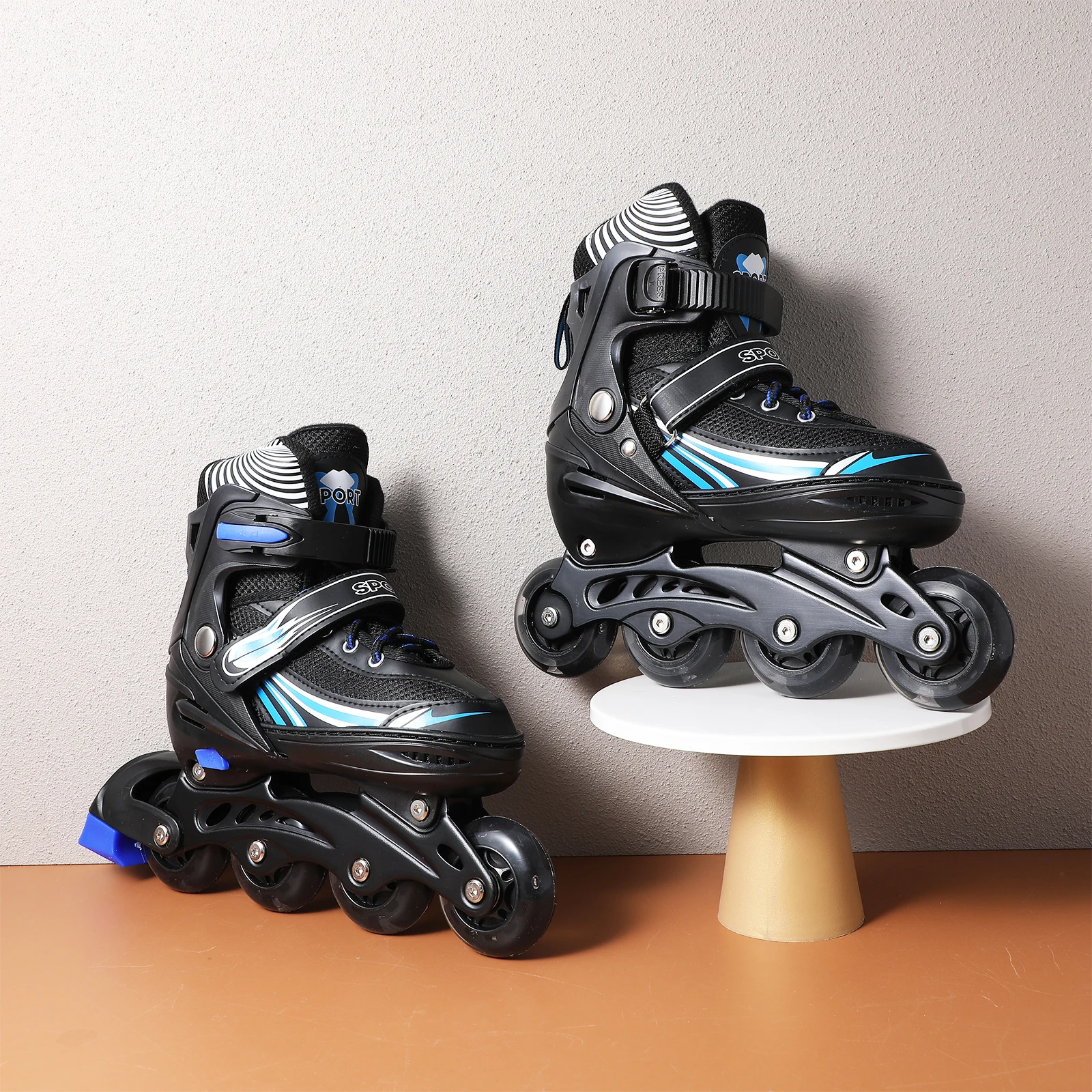 Inline Skates Inline Skates For Boys 9812 S 19 21cm Comfortable Size Adjustable Women Men Boys Adult Plastic Professional