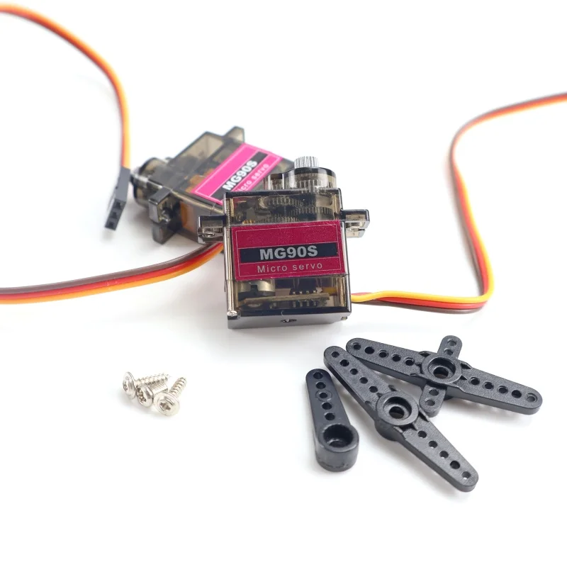 2 stuks MG90S full metal gear 9g servo SG90 upgrade versie voor RC helicopter vliegtuig boot auto MG90 9G Trex 450 RC robot
